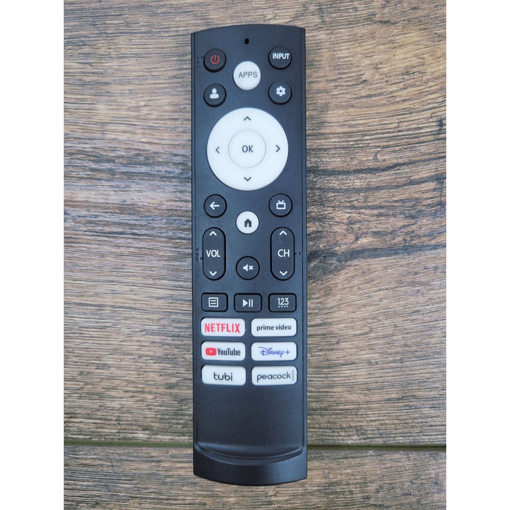 Black Streaming Universal Remote‎ Control Netflix YouTube Prime Video Peacock